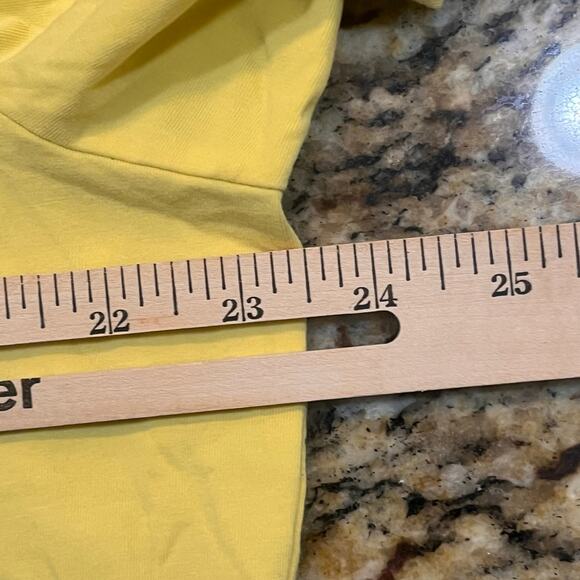 Polo Golf Ralph Lauren Men's Large Stretch Lisle Short Sleeve Shirt Yellow - Picture 7 of 7